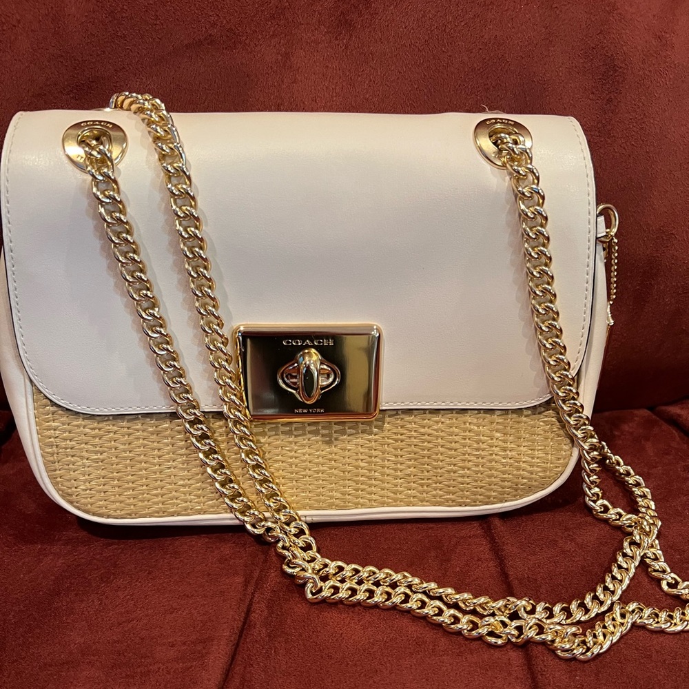 Coach New York bag with Chain Strap